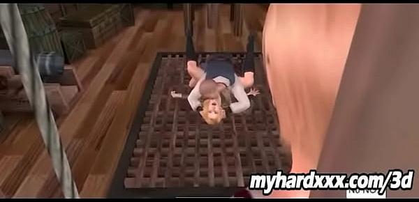  Foxy 3D Cartoon Blonde Getting Fucked Hard